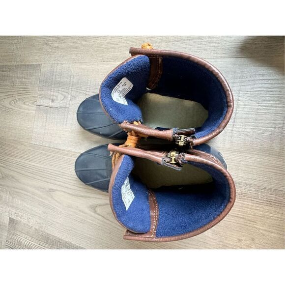 Sperry Top-Sider Girls Style STS91175 Duck Boots Saltwater - Brown Size US 4M - Picture 10 of 13